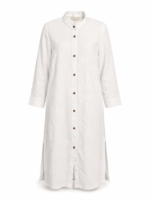 Conjunto de vestido y camisa blancos