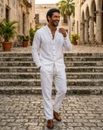White Shirt + Pants Set