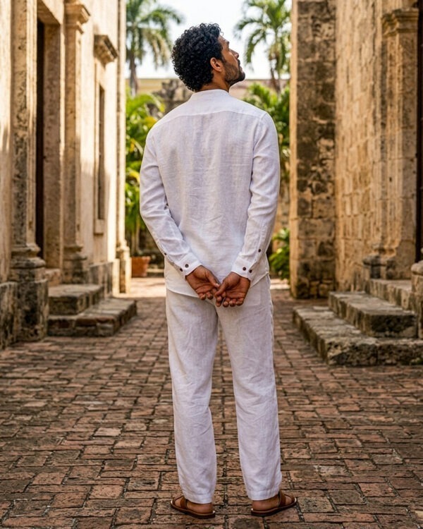 White Shirt + Pants Set