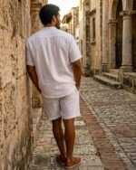 White Shirt + Shorts Set