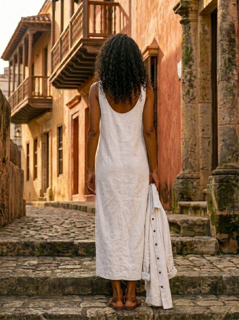 White Dress + Shirt Set